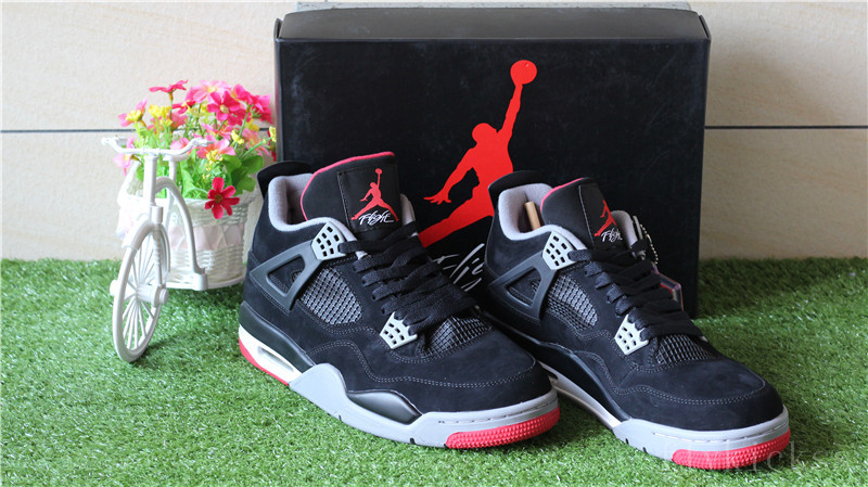 2016 Authentic Air Jordan 4 Retro Black Cement